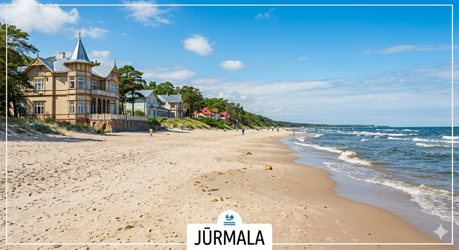 Jūrmala - hvide sandstrande