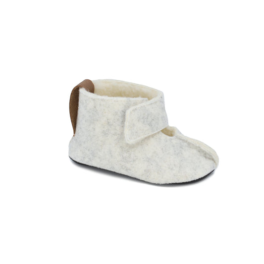 Kaku Kids Slippers With Sheeps Wool Felt