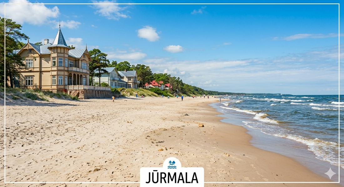 Jūrmala - hvide sandstrande