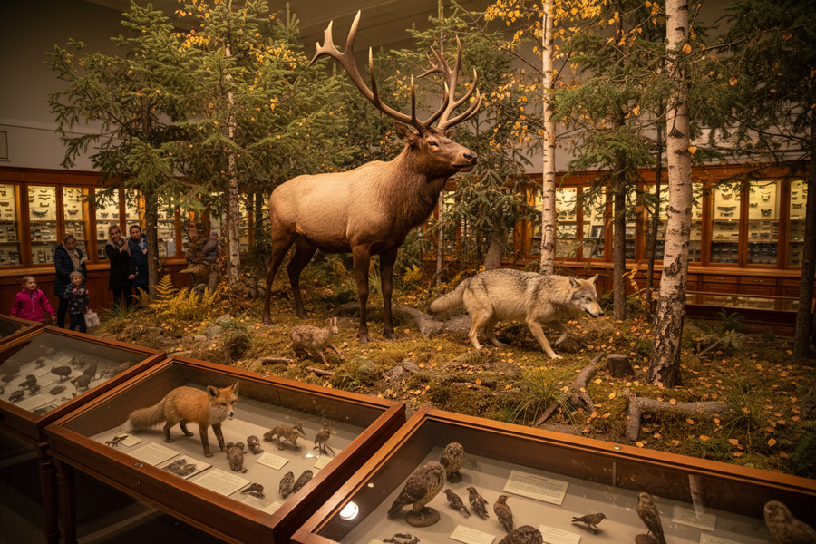 Latvian Museum of Natural History i Riga – Naturen i Letland og Baltikum