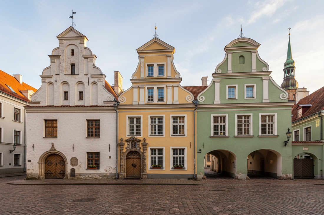 Three Brothers Houses i Riga